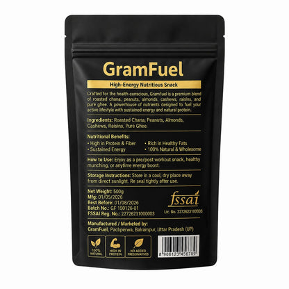 GramFuel – High-Energy Nutritious Snack