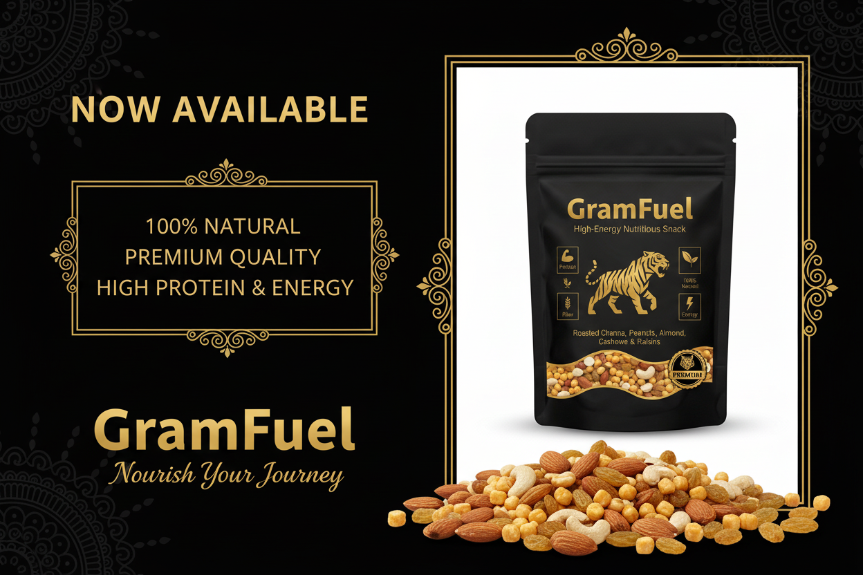 GramFuel Product Launch Poster